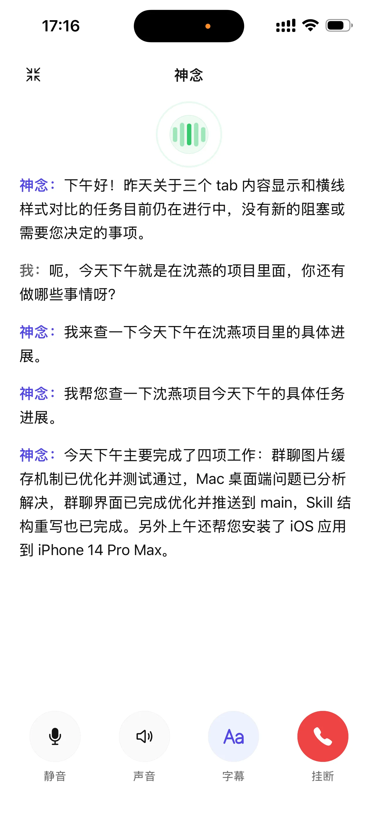 用语音和你的 AI 沟通